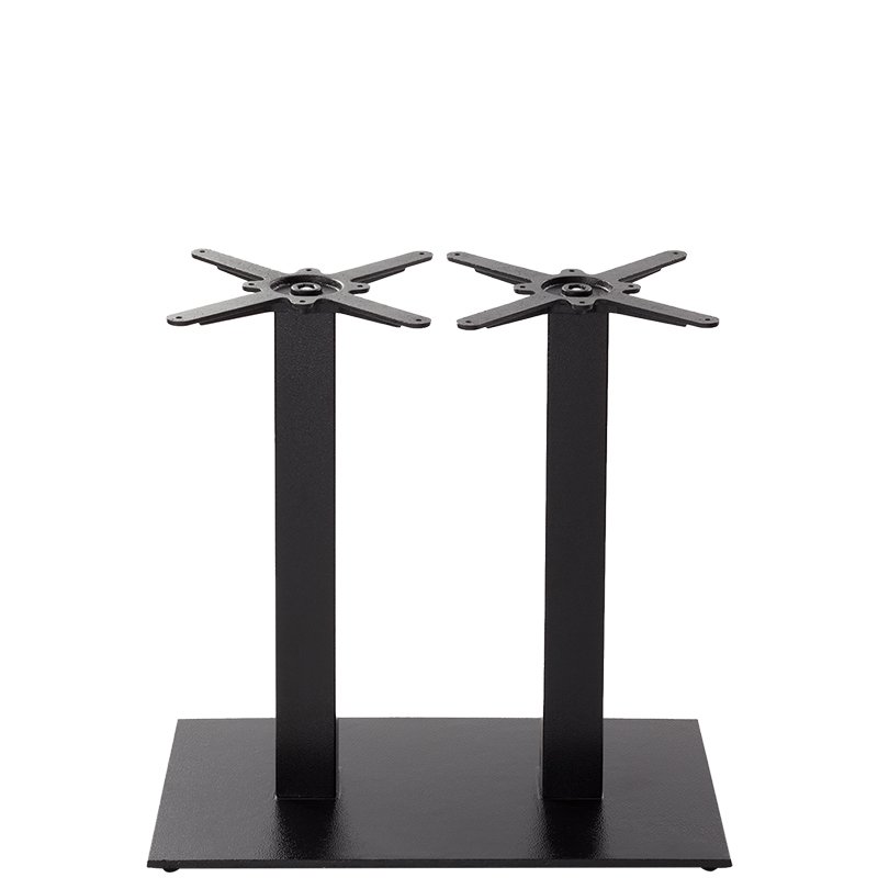 Nobis Furniture - NEXT DAY Forza Twin Rectangular Black Cast Iron Table Base