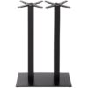 Nobis Furniture - NEXT DAY Forza Twin Rectangular Black Cast Iron Table Base