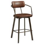 Nobis Furniture - Franklin Faux Leather Bar Stool