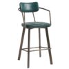 Nobis Furniture - Franklin Faux Leather Bar Stool