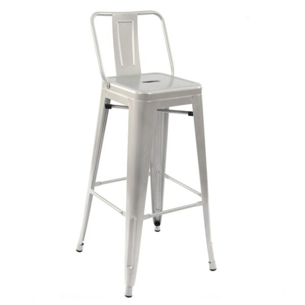 Nobis Furniture - French Bistro High Stool with Back