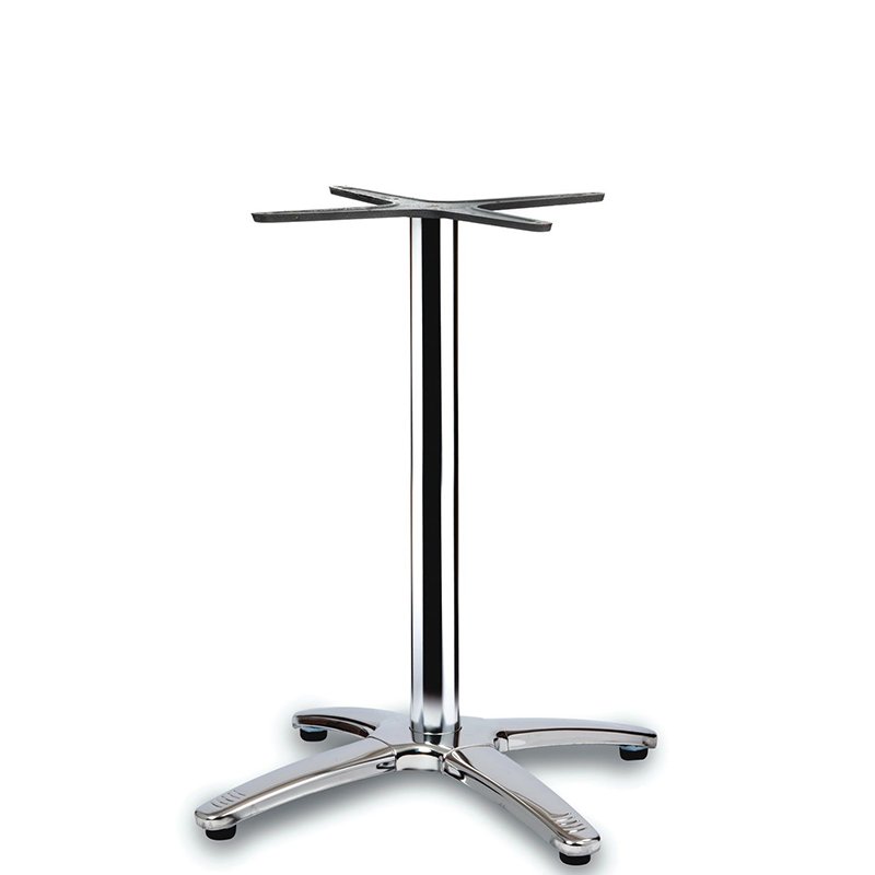 Nobis Furniture - Fresh 4 Leg Polished Aluminium Table Base