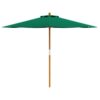 Nobis Furniture - Prince Parasol with Robust Nyatoh Frame - Choice of 3 Colours