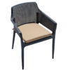 Nobis Furniture - Next Day Cuba Outdoor Stacking Arm Chair with Cushion - 7 Colours