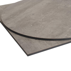 Nobis Furniture - Ultra HP Laminate Groove Fixing Outdoor Table Top - Cement