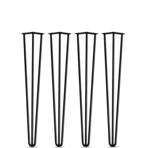 Nobis Furniture - NEXT DAY Hairpin Four Leg Rolled Steel Table Base