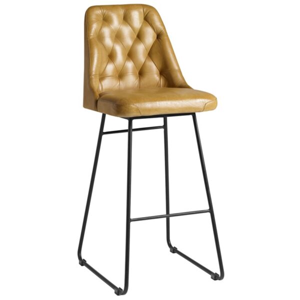 Nobis Furniture - Harland Vintage Leather Bar Stool