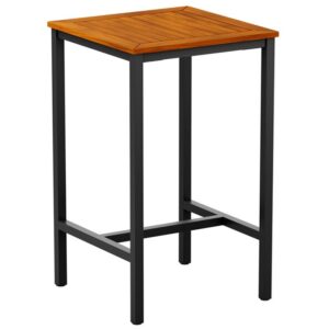 Nobis Furniture - Ice 4 Leg Slatted Robinia Wood Poseur Table - 4 Sizes