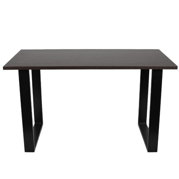 Nobis Furniture Industrial Box Frame Rectangular Dining Table - 8 Finishes