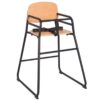 Nobis Furniture - Juno Stackable Steel Frame Baby High Chair - Black