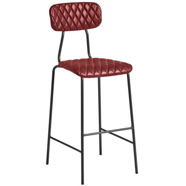 Nobis Furniture - Croft Faux Leather Bar Stool