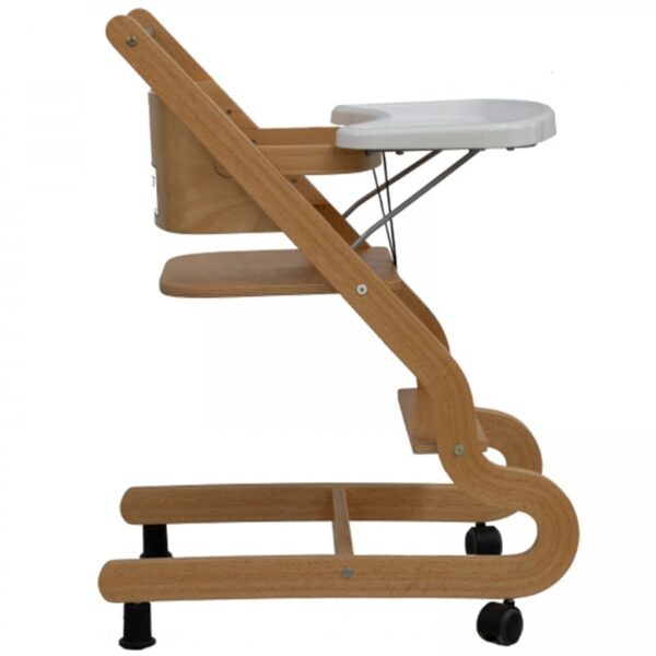 Nobis Furniture - Kinder Wooden Baby High Chair with Tray - Beech