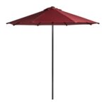 Nobis Furniture - Klasse Parasol with Black Aluminum Frame - Choice of 3 Colours