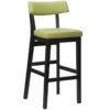 Nobis Furniture - Luca Black Frame High Stool