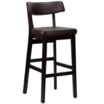 Nobis Furniture - Luca Black Frame High Stool