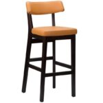 Nobis Furniture - Luca Black Frame High Stool