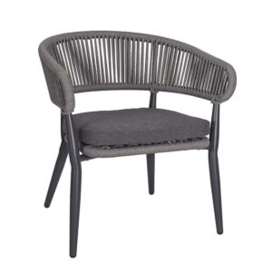 Nobis Furniture - Madrid Rope Weave Outdoor Stacking Lounge Chair