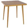 Nobis Furniture - Madrid Aluminium Square Dining Table - Natural