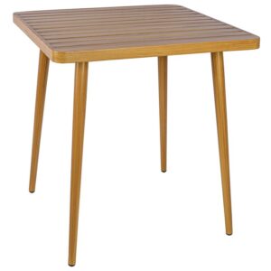 Nobis Furniture - Madrid Aluminium Square Dining Table - Natural