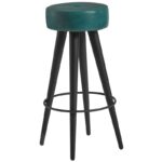 Nobis Furniture - Raven Leather Bar Stool