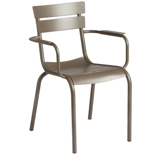 Nobis Furniture - Marlow Outdoor Stacking Arm Chair - Choice of 5 Colours