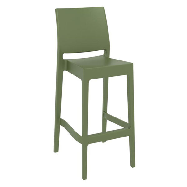 Nobis Furniture - Elegant Maya Outdoor Stool - Stackable and Stylish