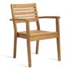 Nobis Furniture - More Stacking Outdoor Wooden Arm Chair