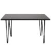 Nobis Furniture Next Day Hairpin Rectangular Dining Table - 8 Finishes