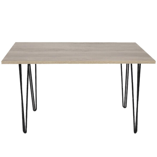 Nobis Furniture Next Day Hairpin Rectangular Dining Table - 8 Finishes