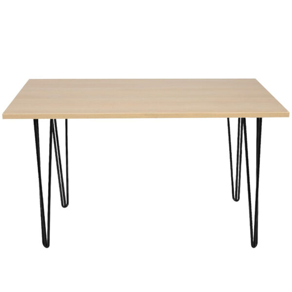 Nobis Furniture Next Day Hairpin Rectangular Dining Table - 8 Finishes