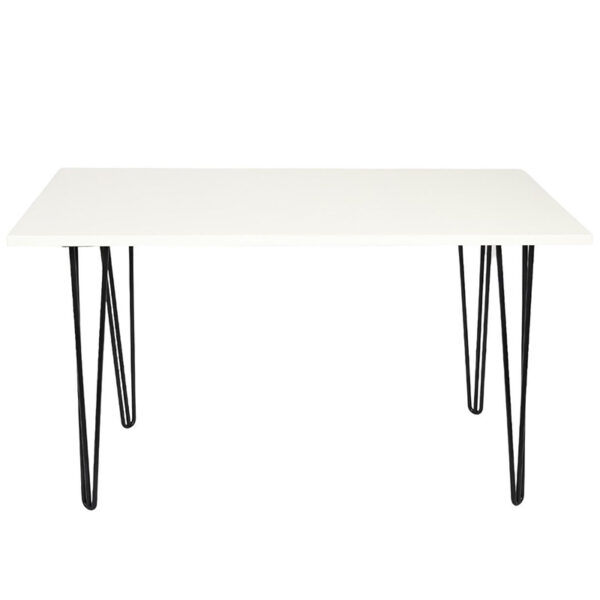 Nobis Furniture Next Day Hairpin Rectangular Dining Table - 8 Finishes