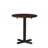 Nobis Furniture Next Day Mably 700mm Round Solid Wood Dining Table - 2 Finishes