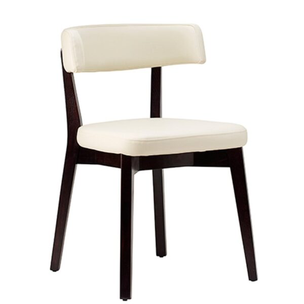 Nobis Furniture - Best Seller! - Luca Wenge Frame Faux Leather Side Chair