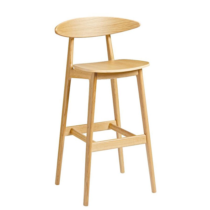Nobis Furniture - Nors Bar Stool - Natural Oak