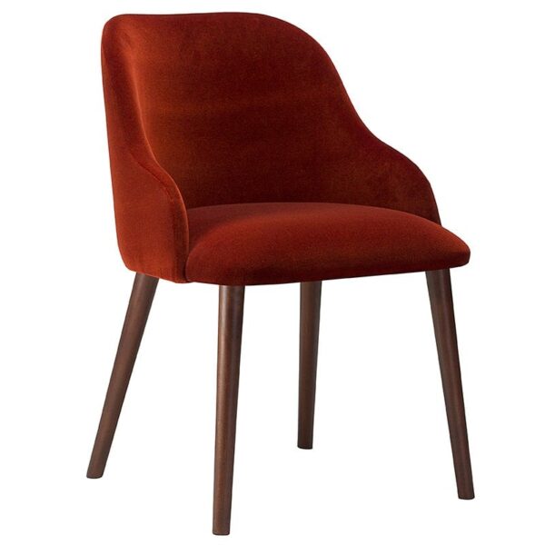 Nobis Furniture - AMELIA GRANDE CURVED BACK FULLY UPHOLSTERED ARM CHAIR - MADE TO ORDER