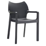 Nobis Furniture - Peak Indoor or Outdoor Stacking Arm Chair- Choice of 3 Colours