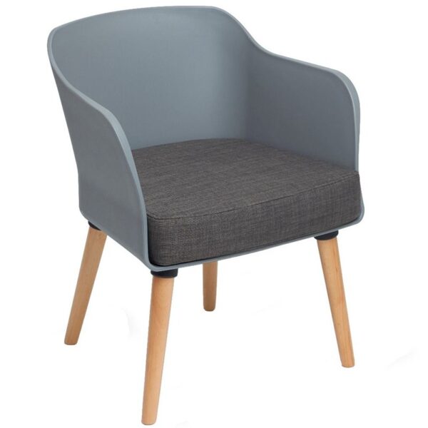 Nobis Furniture - Poppy Polished Natural Leg Arm Chair