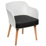 Nobis Furniture - Poppy Polished Natural Leg Arm Chair