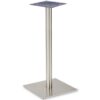 Nobis Furniture - Profile Large Square Stainless Steel Table Base - Round Column