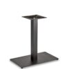 Nobis Furniture - Profile Single Pedestal Black Steel Table Base - Square Column