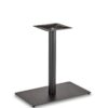 Nobis Furniture - Profile Single Pedestal Black Steel Table Base - Round Column