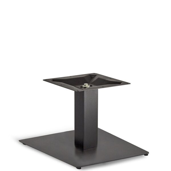 Nobis Furniture - Profile Small Square Black Steel Table Base - Square Column