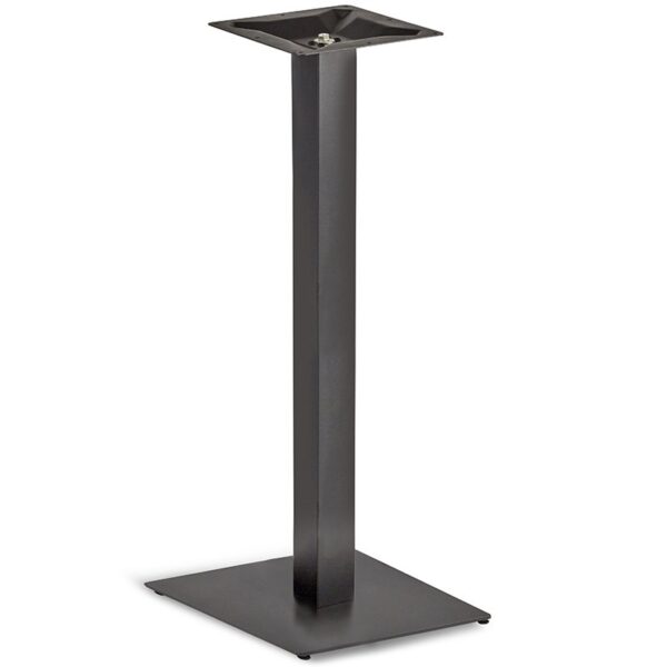 Nobis Furniture - Profile Small Square Black Steel Table Base - Square Column