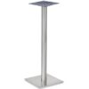 Nobis Furniture - Profile Small Square Stainless Steel Table Base - Round Column