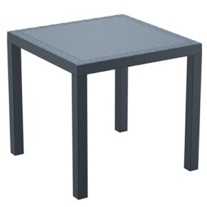 Nobis Furniture - Ridge Dark Grey Outdoor Table - 800mm Square