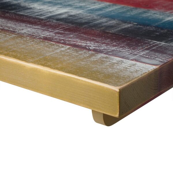 Nobis Furniture - 34mm Rustic Solid Pine Table Top - Rustic Aged Rainbow Pine