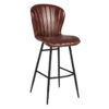 Nobis Furniture - Scallop Bar Stool – Genuine Leather