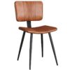 Nobis Furniture - Sebastian Leather Side Chair - Genuine Bruciato Leather