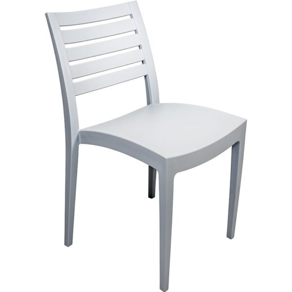 Nobis Furniture - Next Day Secco Stacking Side Chair Indoor and or Outdoor - Choice of 3 Colours