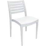 Nobis Furniture - Next Day Secco Stacking Side Chair Indoor and or Outdoor - Choice of 3 Colours